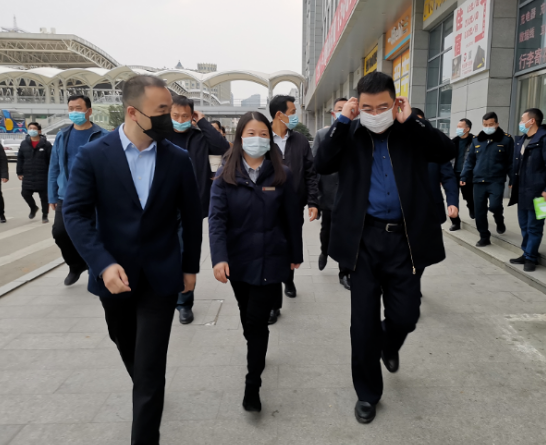 李松殿一行督导南昌长途汽车站疫情防控、春运安全生产工作