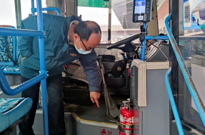 马鞍山长客：客运分公司开展安全设备检查