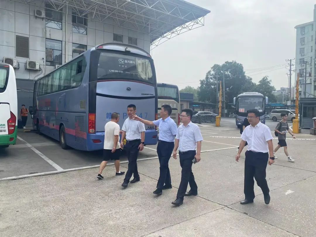 都市城际公交：南昌交投集团检查徐坊客运站“双节”安全生产