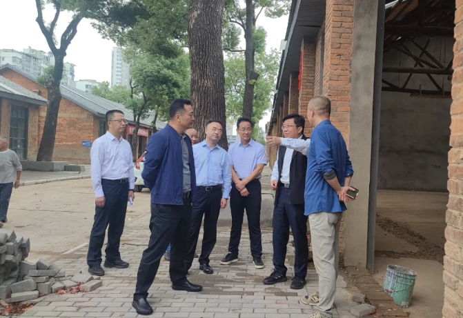 章勇调研“京3+创意文化产业园”项目工程建设情况 王晓等陪同