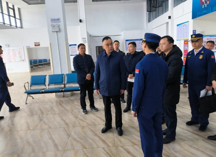 萍乡长运：上栗县领导督导萍乡长运安全生产工作