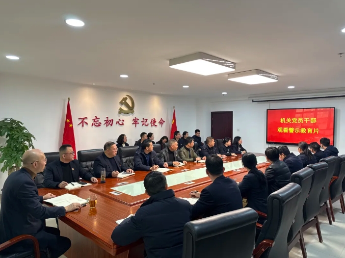 吉安公司 组织观看警示教育片