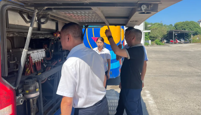 抚州长运：乐安分公司开展车辆安全隐患专项排查