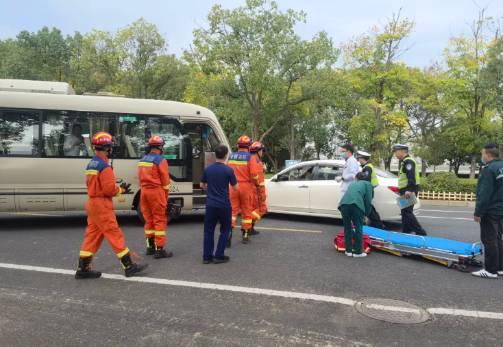 吉安公司：开展道路交通事故应急处置救援演练活动